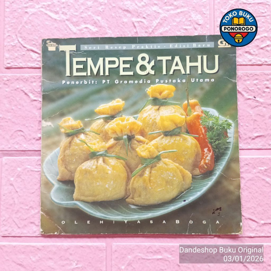 (BEKAS) Tempe & Tahu - Seri Resep Praktis Edisi Baru Gramedia - Buku Resep Masakan  Preloved
