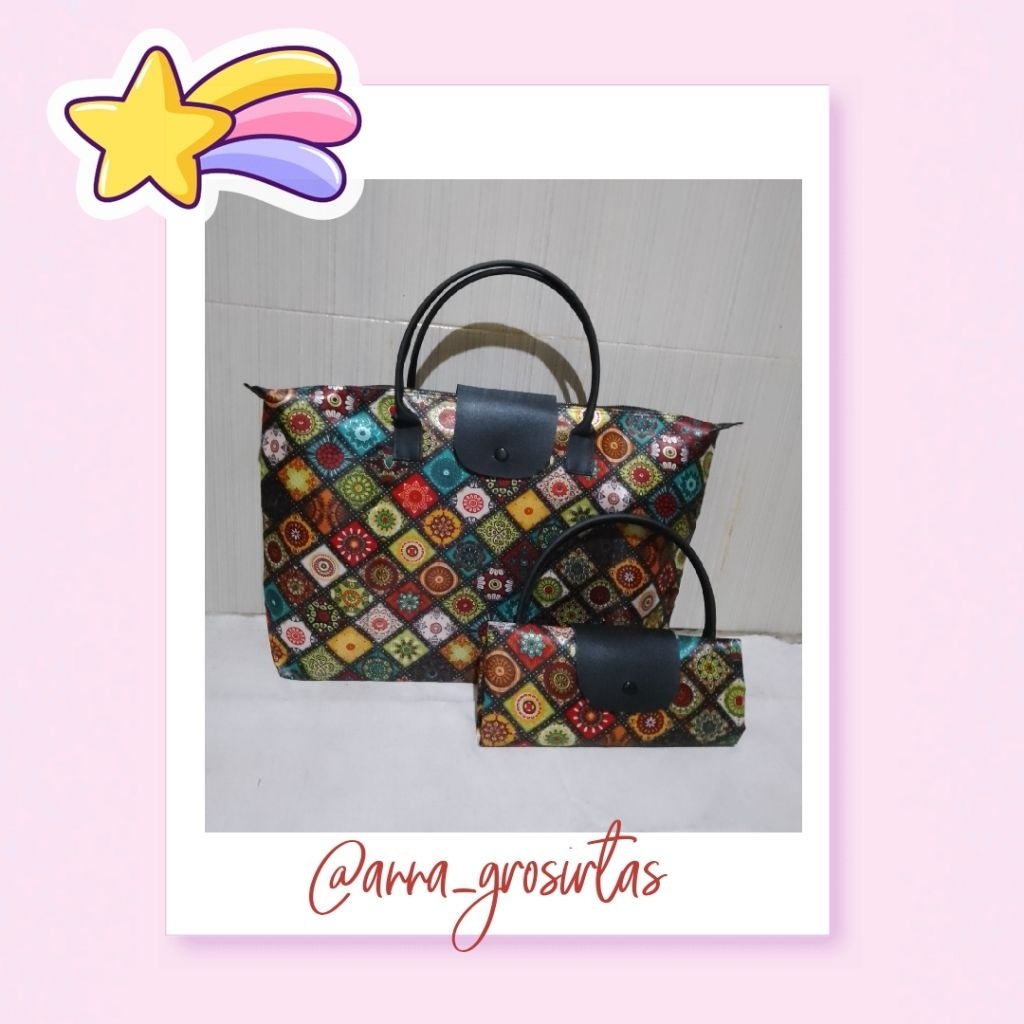 Souvenir Tas Belanja Lipat / Tote Bag Lipat / Tas Souvenir Umroh / Tas Belanja Souvenir