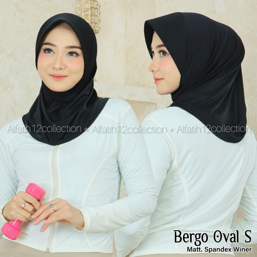 [by Snada] Hijab Bergo Sport Spandek Winner || Kerudung Instan Sport