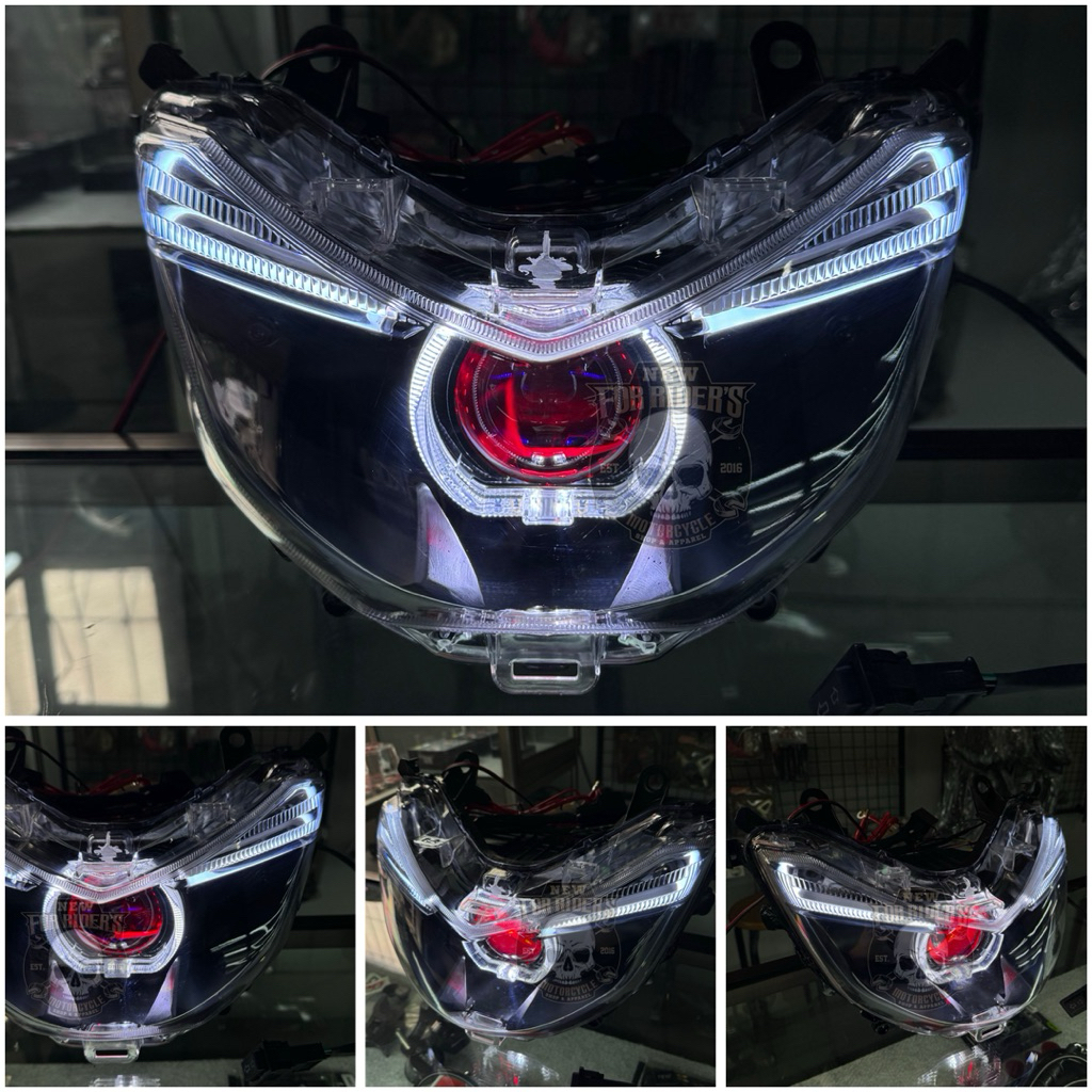 LAMPU DEPAN / HEADLAMP NMAX CUSTOM BILED PROJECTOR YAMAHA NMAX OLD SUPER TERANG