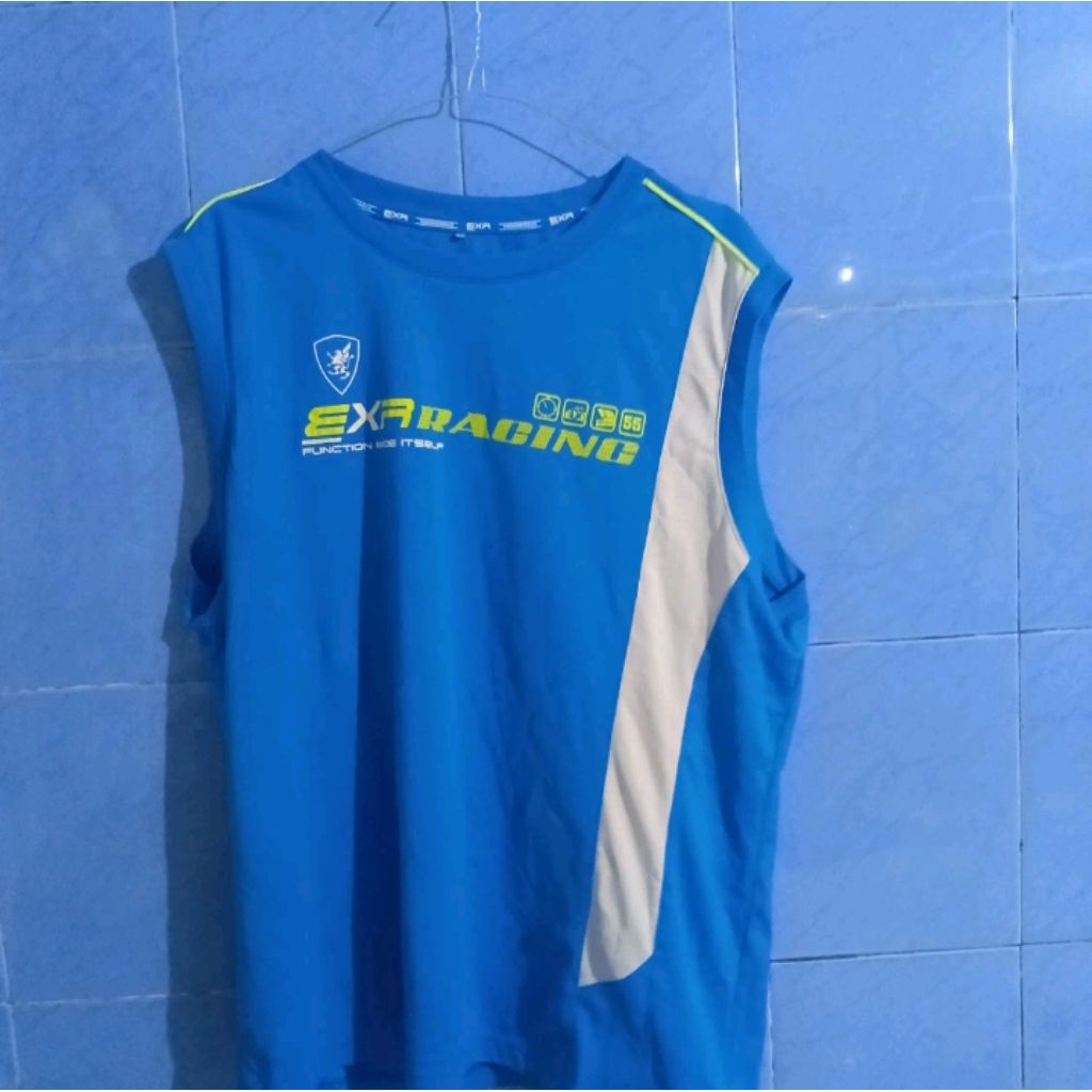 exr kaos lengan buntung Polyester