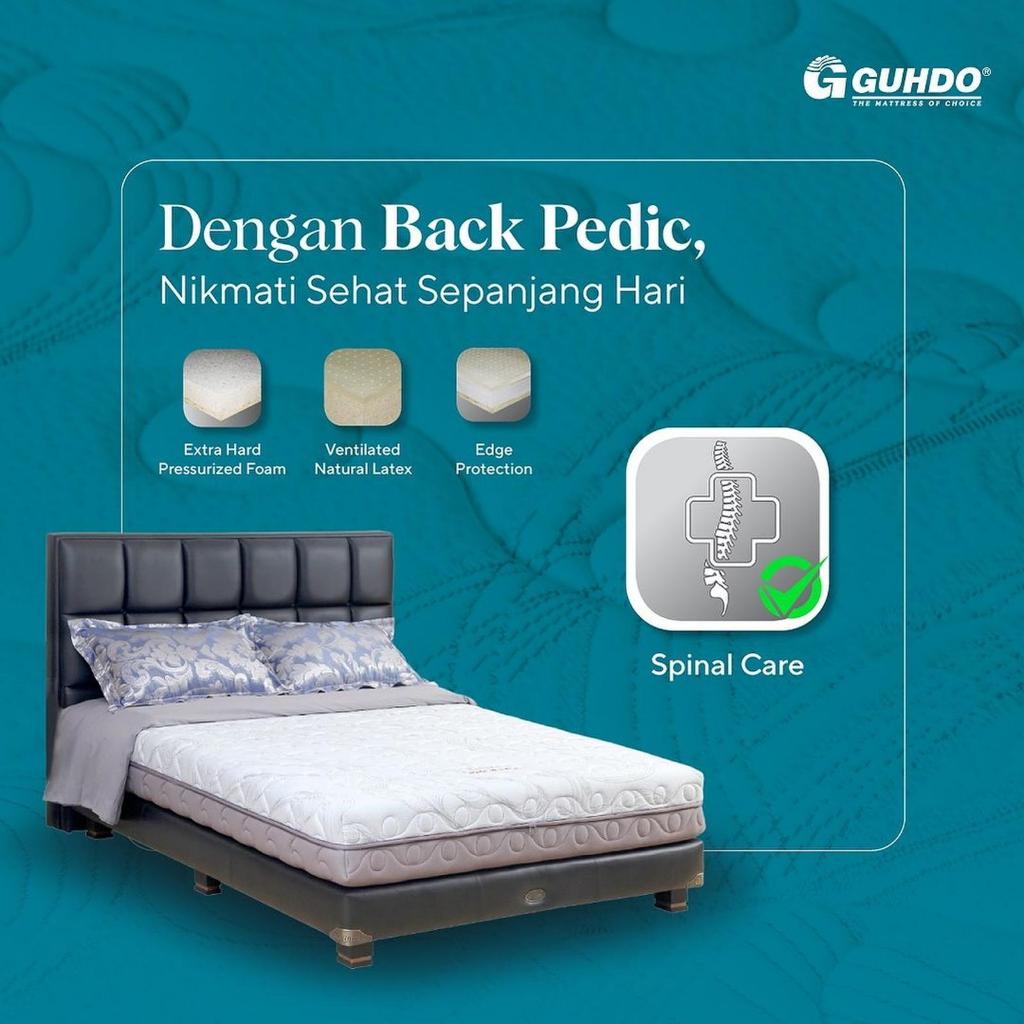 KASUR GUHDO SPRINGBED TYPE BACK PEDIC (FULL SET / KASUR SAJA) ORTHOPEDIC SERIES - Uk 90x200 cm,100x2