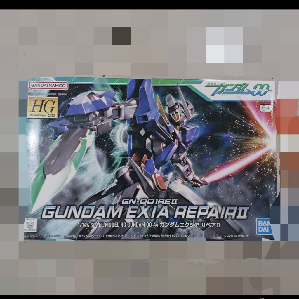HG 1/144 Gundam Exia Repair II Bandai Original