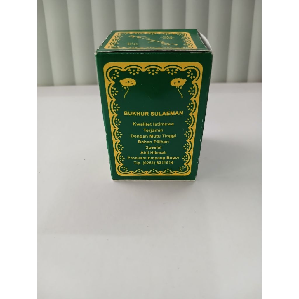 BUHUR SULAEMAN KWALITAS ISTIMEWA wewangian aroma terapi dan pengharum ruangan