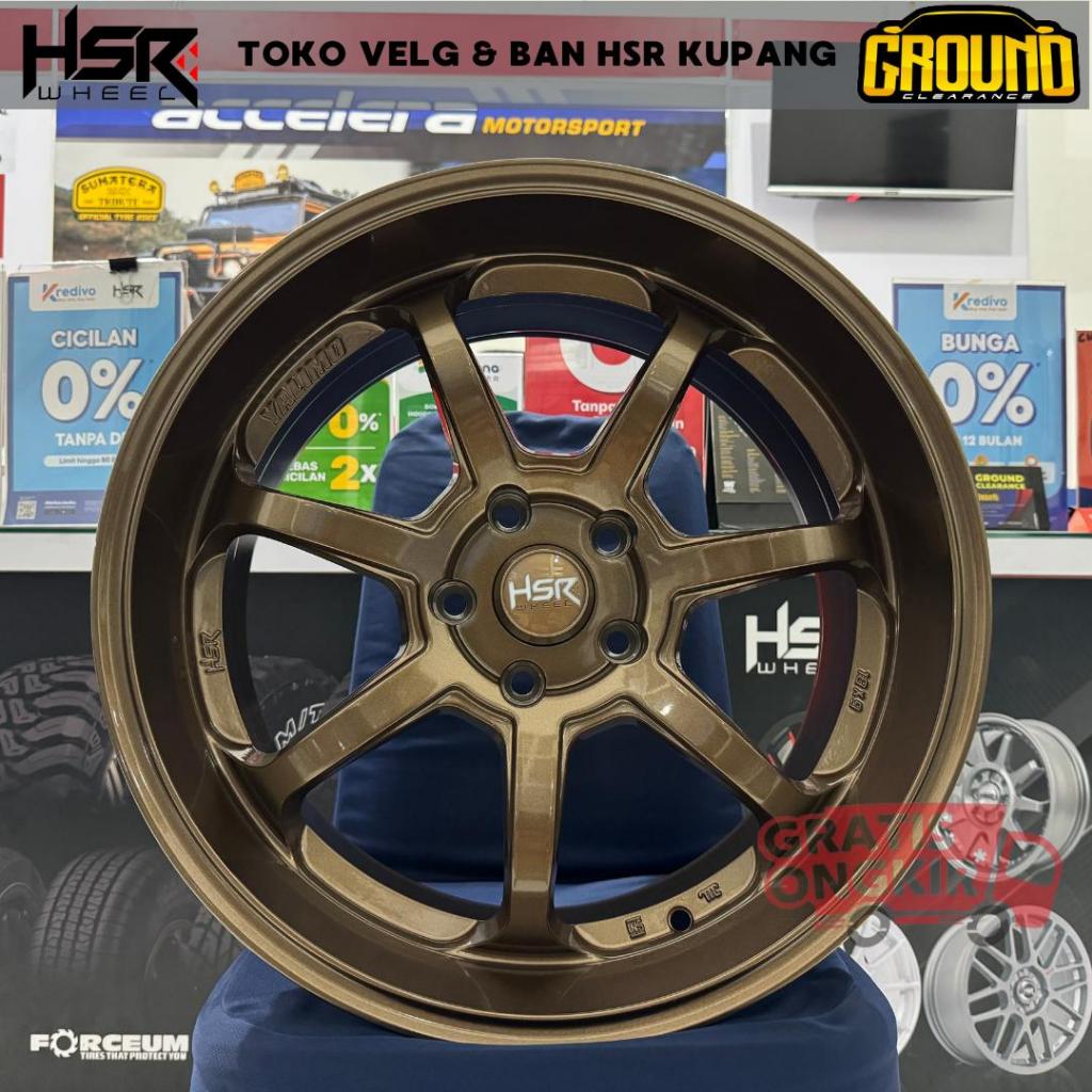 VELG MOBIL CELONG R18 SPEK INNOVA RIBOWN, ZENIX, RUSH, CAMRY, CIVIC - VELG MOBIL RACING R18 BRONZE
