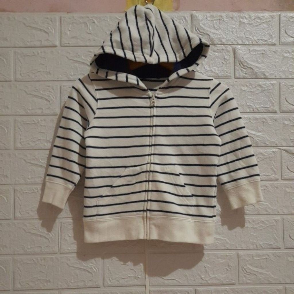 Jacket hoodie salur anak UNIQLO size 90/LD 64 P 39