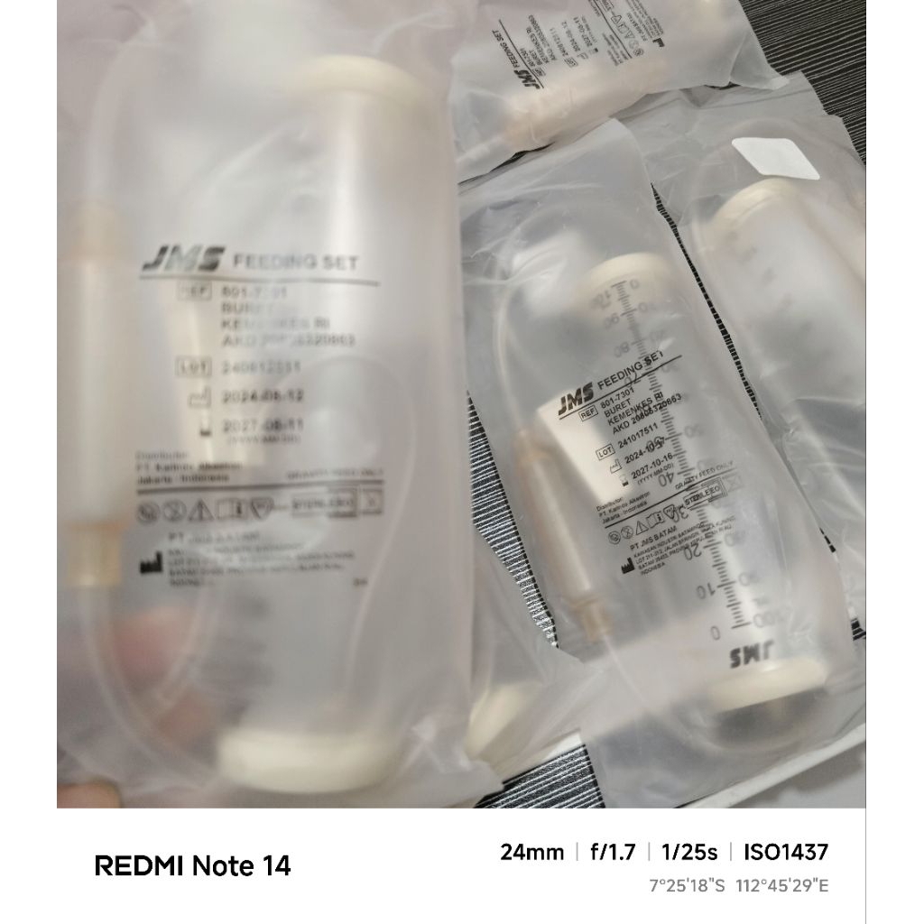 Feeding set buret JMS 100 ml