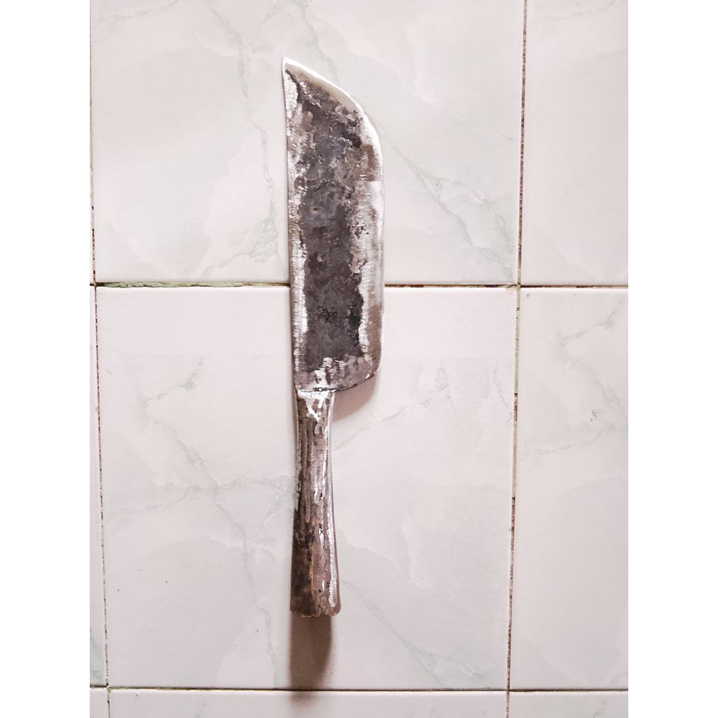 Pisau cacah daging gagang besi asli madura COD