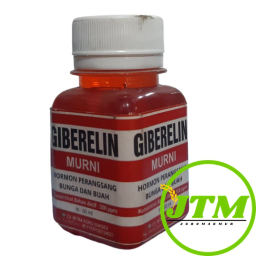 ZPT Giberelin 60 ml - Murni 500 ppm, Merangsang Pembungaan & Pembuahan Tanaman