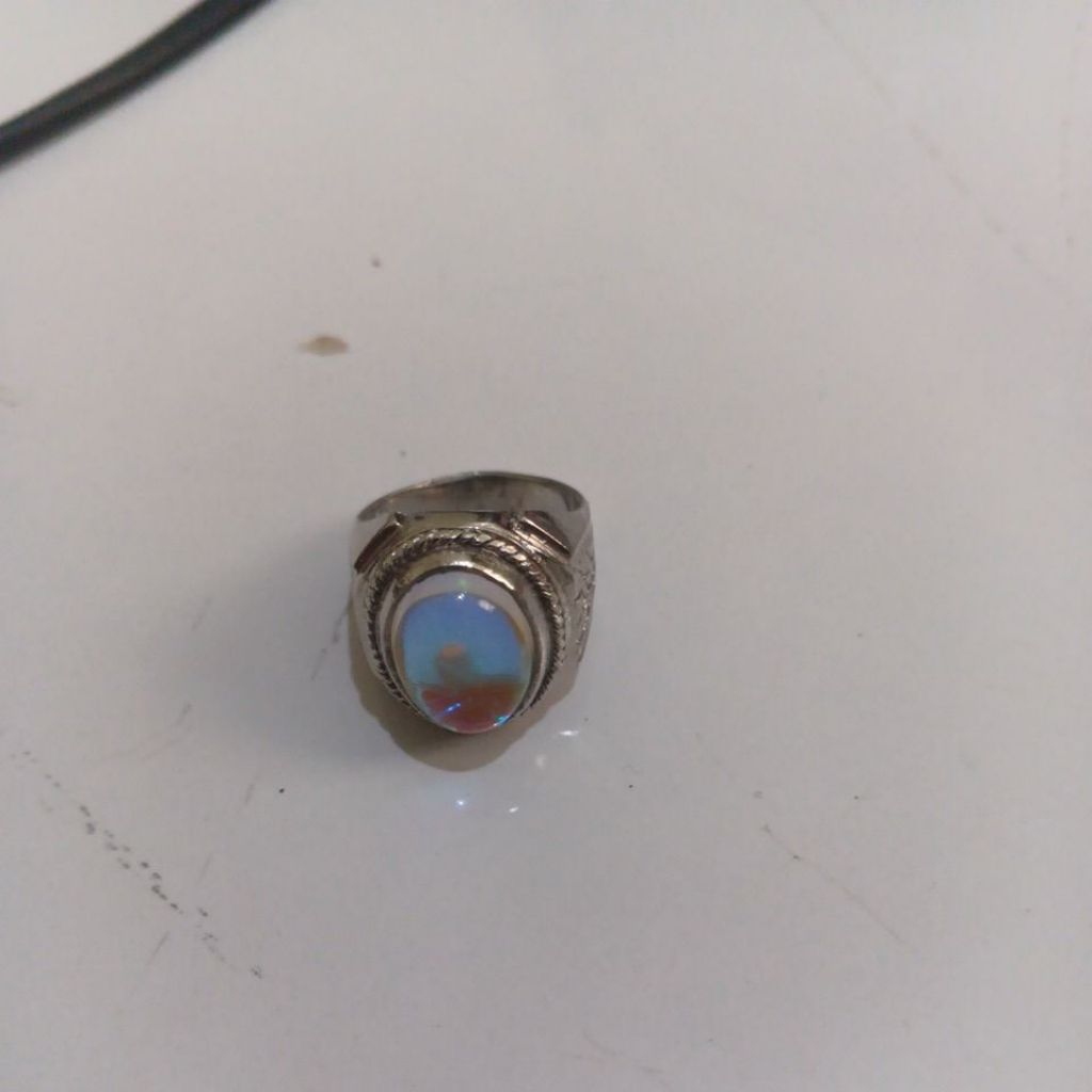 Cincin Batu KALIMAYA INDIA PELANGI Batu Akik