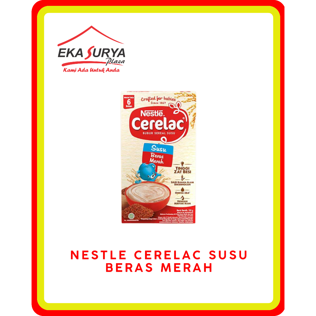 Nestle Cerelac Beras Merah Susu 120GR