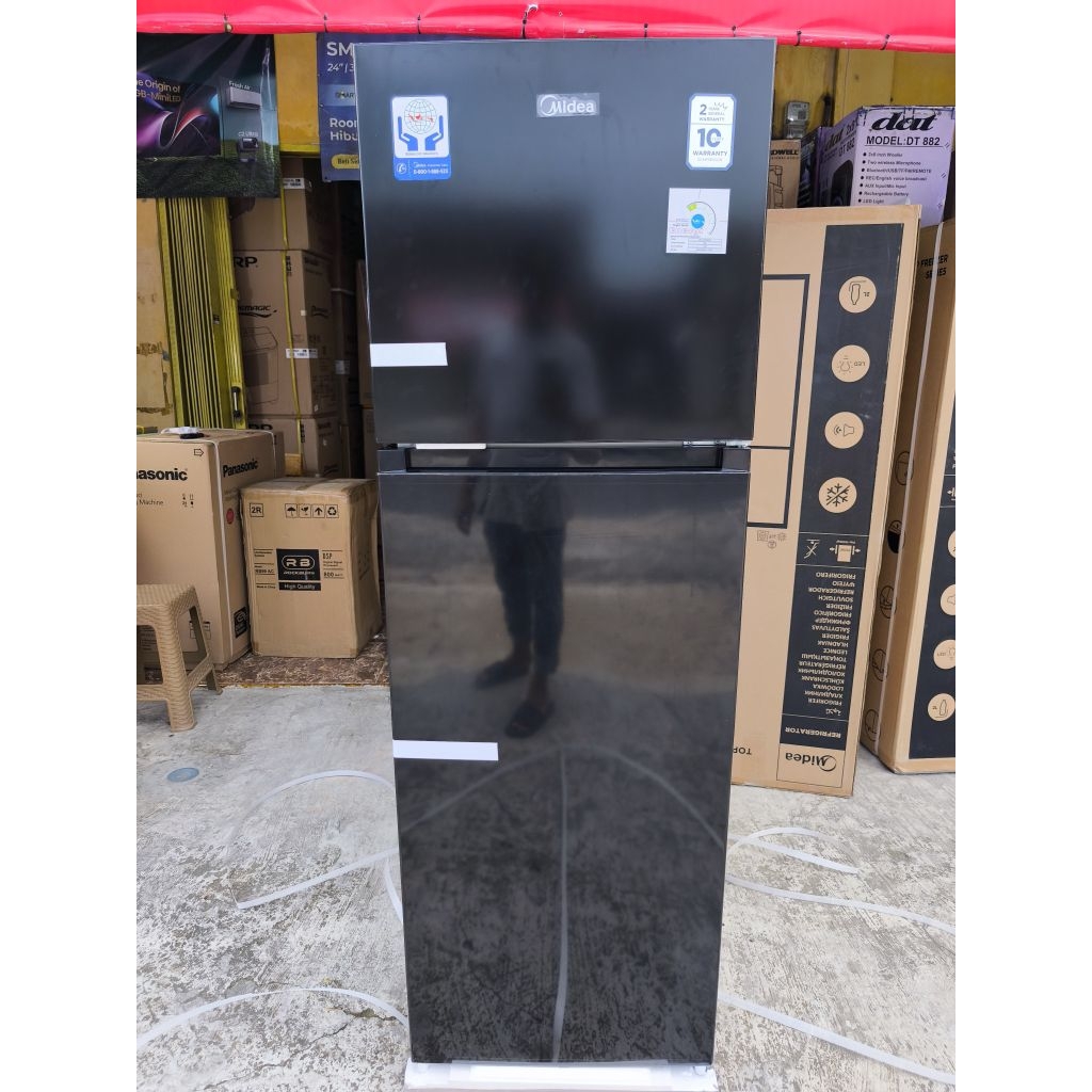 kulkas Midea MDRT385/ kulkas Midea 2 pintu non salju 266 liter