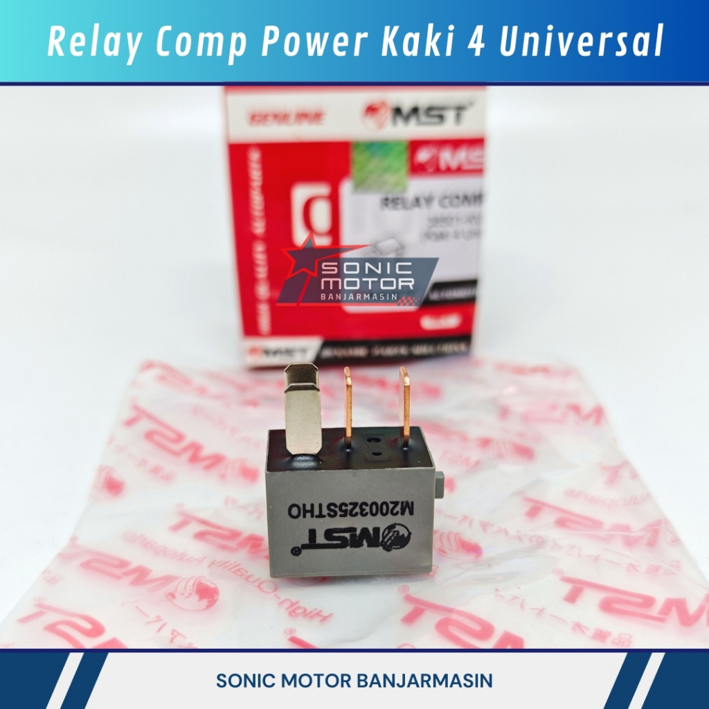 MST OTO RELAY COMP POWER RELAY BENDIK STATAR 4 KAKI 38501-KVZ-631 HONDA BEAT VARIO VERZA CB 150