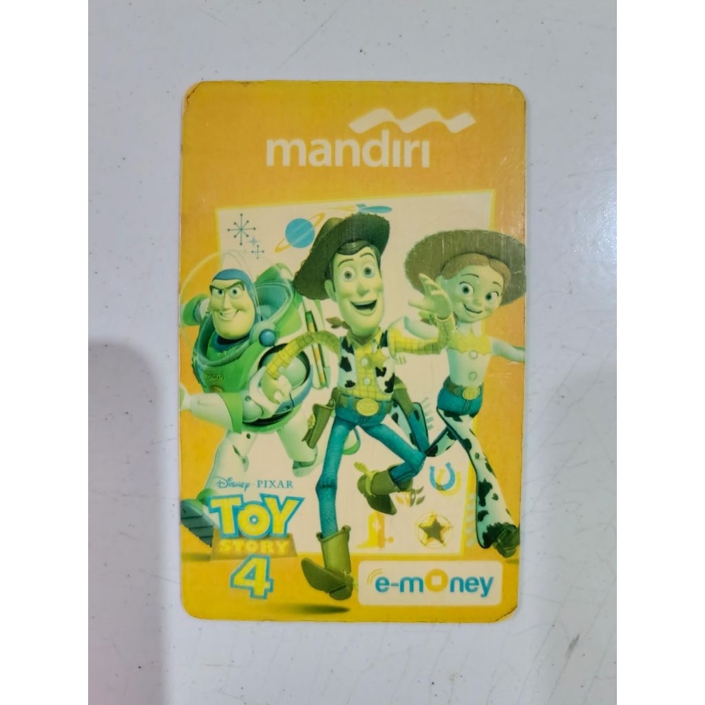 Kartu E-money Edisi Toy Story 4 (bekas pakai)