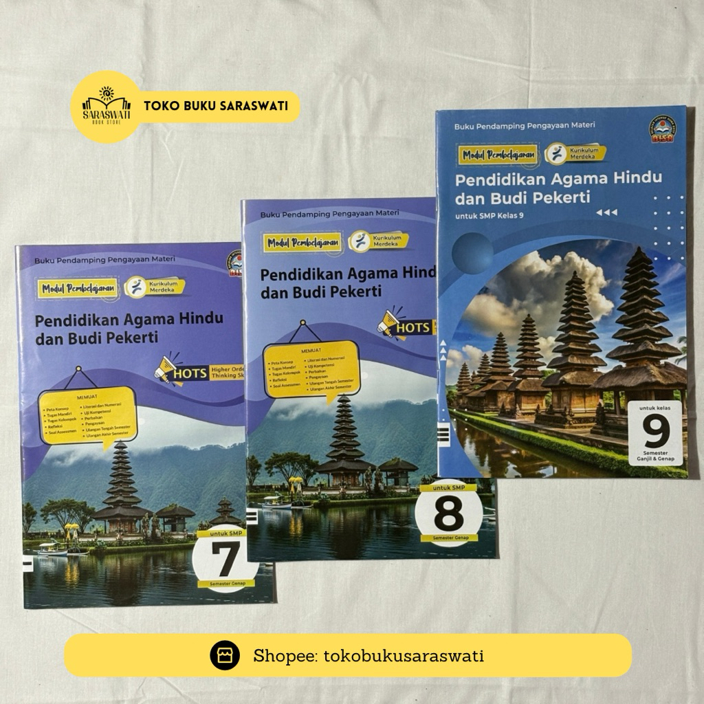 LKS BISA AGAMA HINDU KLS 7,8,9 SEMESTER 2 KURIKULUM MERDEKA EDISI TERBARU