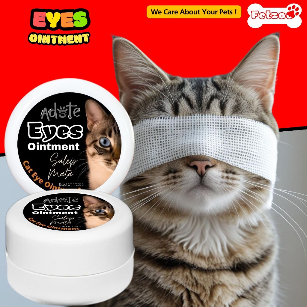 Salep Cats Adote Obat Mata Kucing  Kitten dan Adult Salep Mata Kucing Ampuh FETZOO