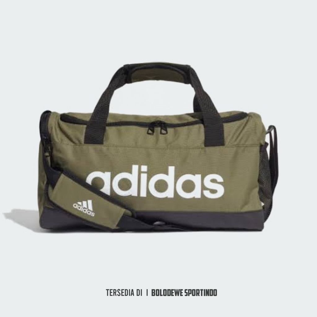 Tas Adidas Lifestyle Essentials Logo Duffel Bag Unisex Green H35661 Original