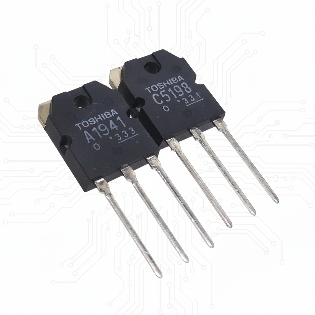 TRANSISTOR FINAL TOSHIBA A1941 C5198 ASLI JEPANG ORIGINAL SATU SET TR FINAL A 1941 C 5198 TR AUDIO O