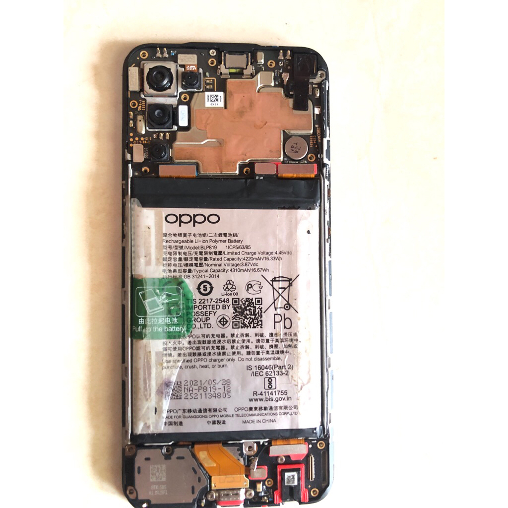 [COD] OPPO RENO 6 4g | 8/128gb UNIT NON LCD NO POLA LENGKAP FULLSET