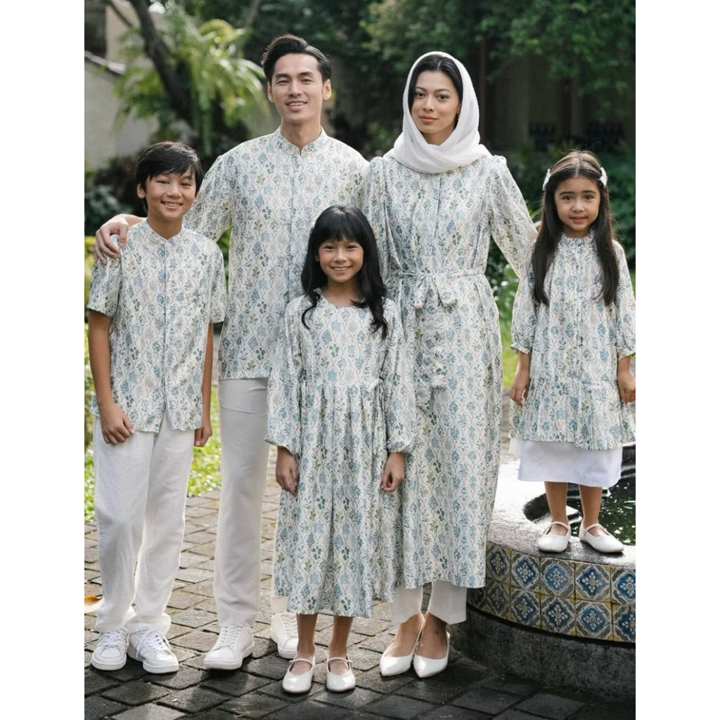 Baju lebaran set keluarga beatrice (Preloved)