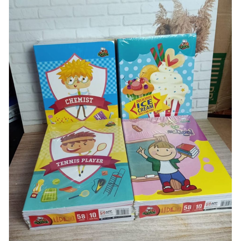 BUKU TULIS MURAH DODO ISI 58 LEMBAR/BUKU TULIS MURAH/BUKU TULIS DODO