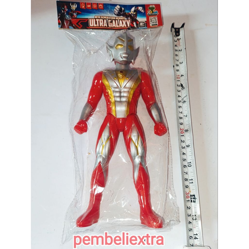 mainan termurah robot ultraman merah isi 1 tanpa batarai