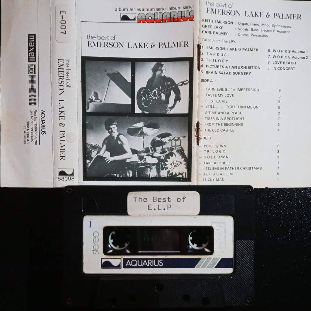 KASET PITA EMERSON LAKE PALMER BEST