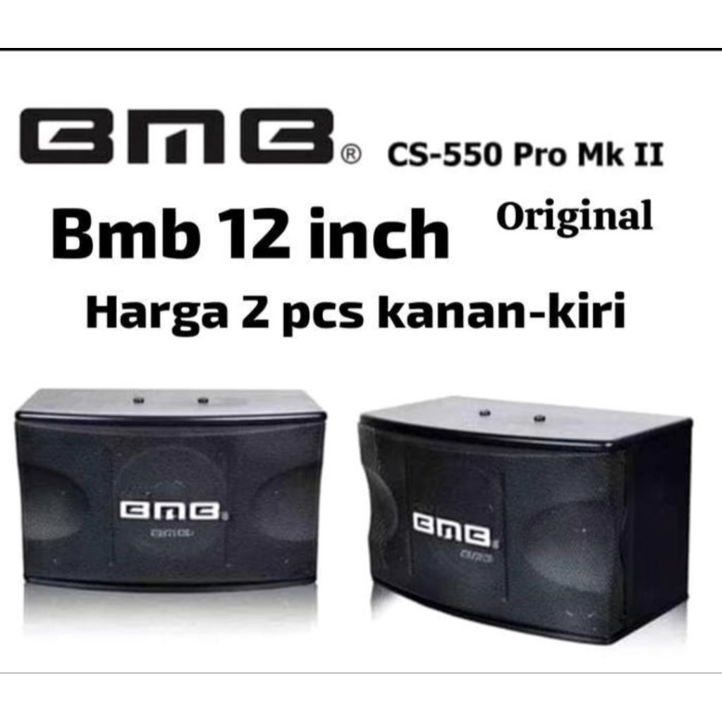 SPEKER PASIF BMB 12 INCI GARANSI 3 TAHUN