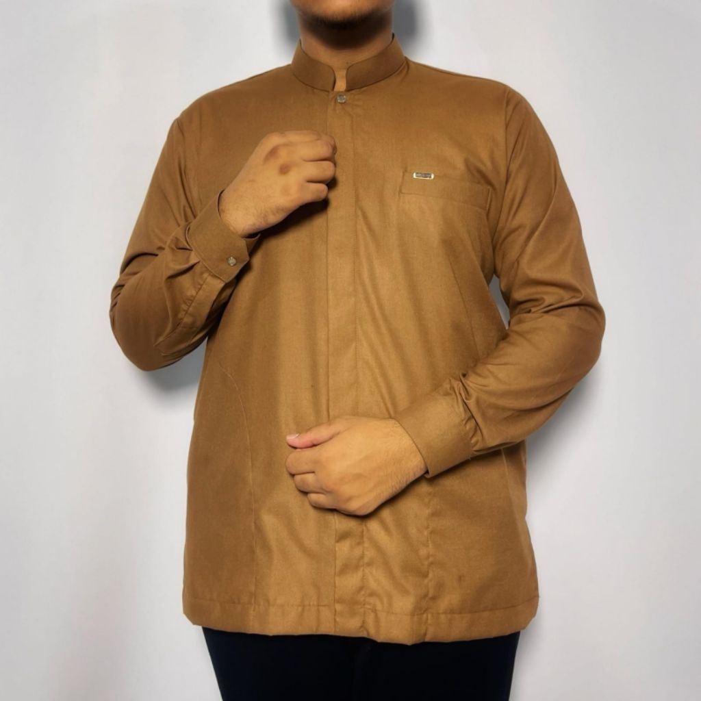 Kemeja Koko Bahbus Premium - Ful Manset