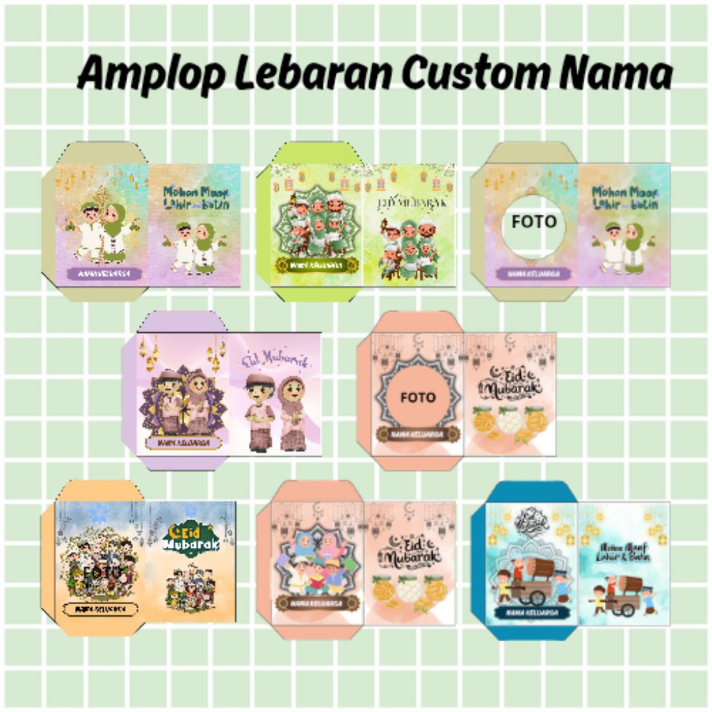 Amplop Lebaran Custom nama