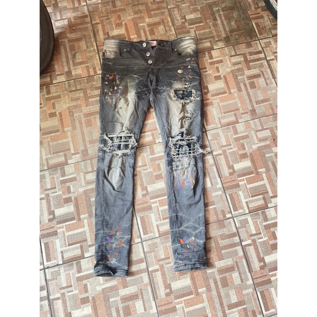 Limited edition Denim It up Ripped jeans Series Paranoise X Ham