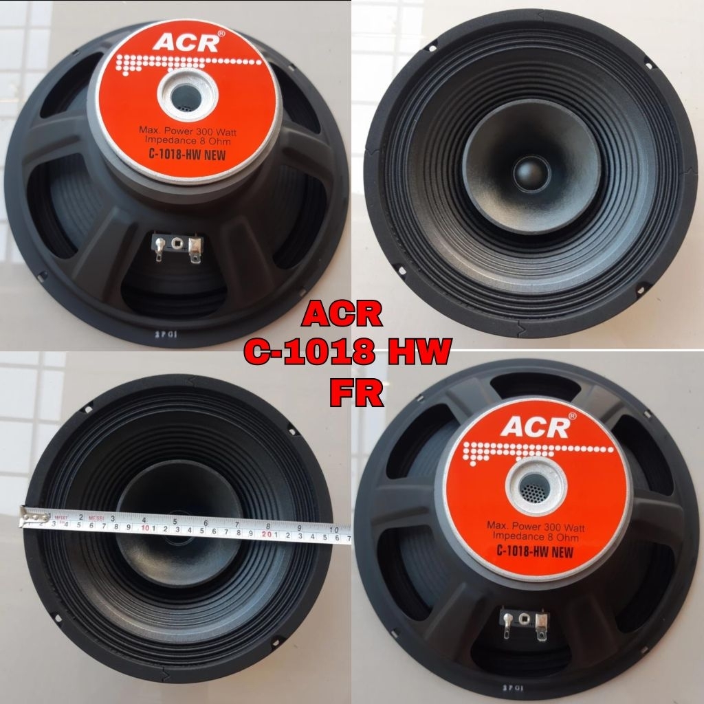ACR C 1018 HW pro new speaker komponen 10 inch Fullrange 8 ohm 300 Watt speker driver 10" spiker 10i