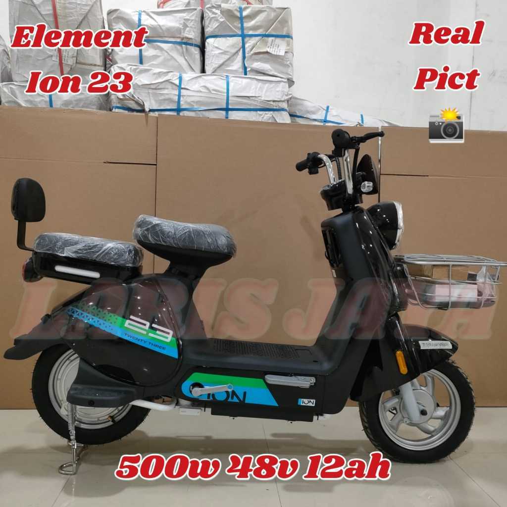SEPEDA LISTRIK ELEMENT ION TWENTY THREE E-BIKE SELIS ION 23 TERBARU MODEL MOTOR LISTRIK