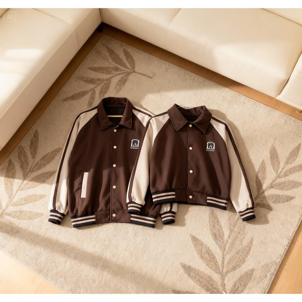 Base Ball (isi 2) Jaket Couple Pasangan Aesthetic Fashion Couple Korea Trendy Hoodie Couple