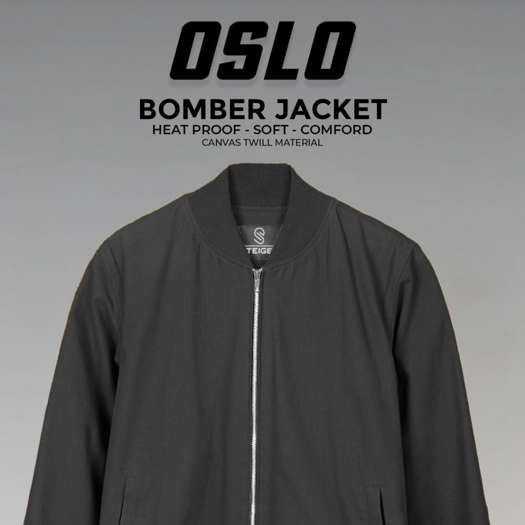 Steigen Bomber Oslo Sueding Black