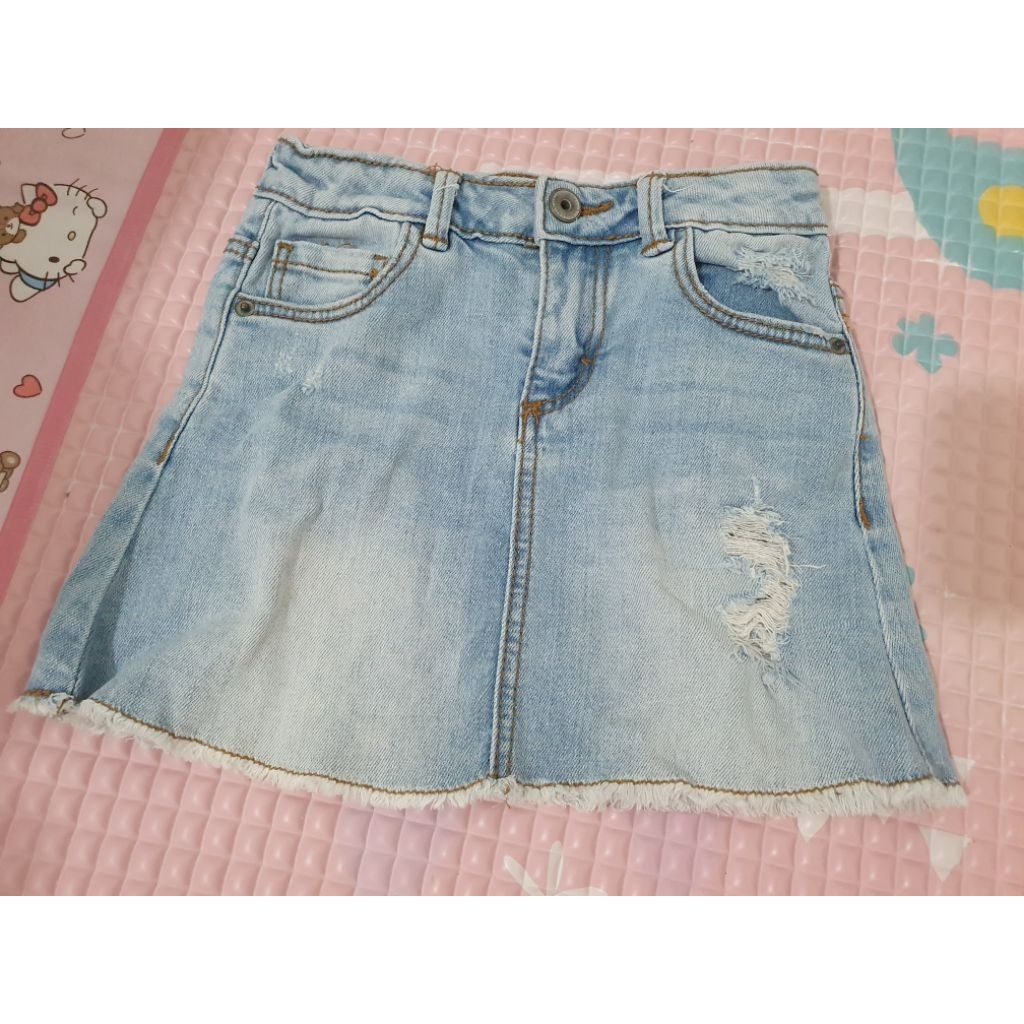 preloved rok jeans denim anak zara