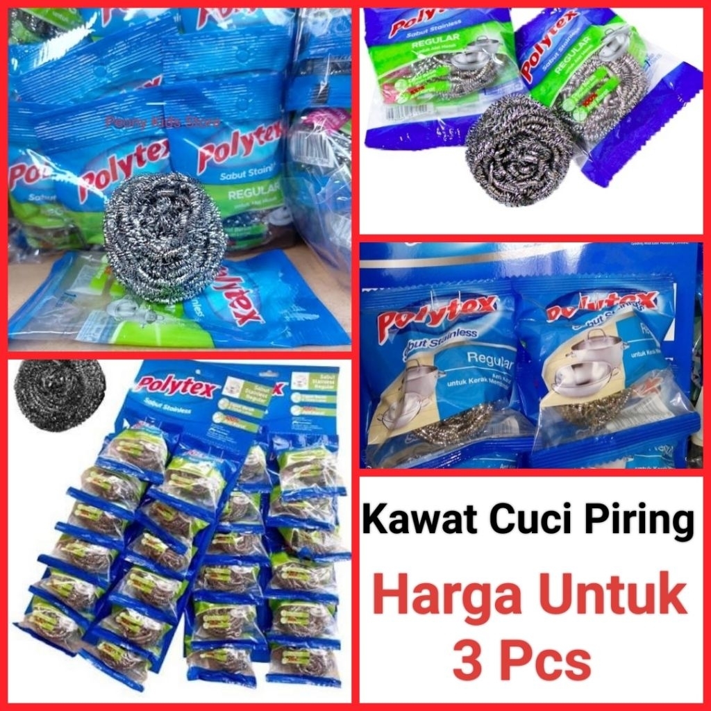 kawat cuci piring sabut cuci piring kawat Polytex