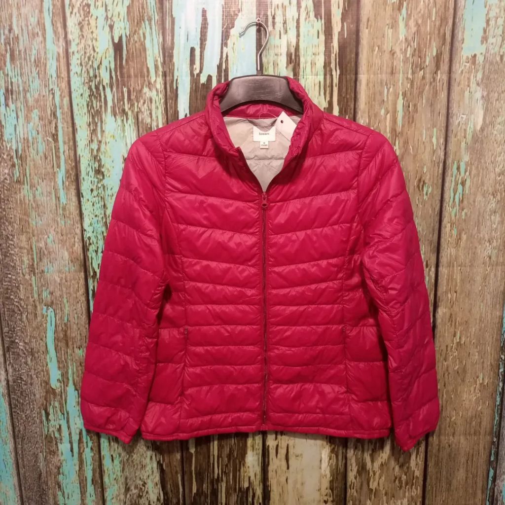 jaket bulu angsa BOSSINI hangat size M gununf bagus anti angin