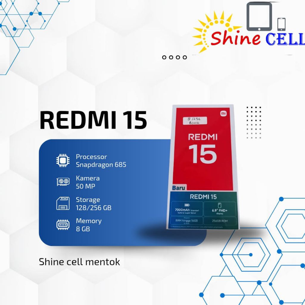 Xiaomi redmi 15 ram 8/128 android