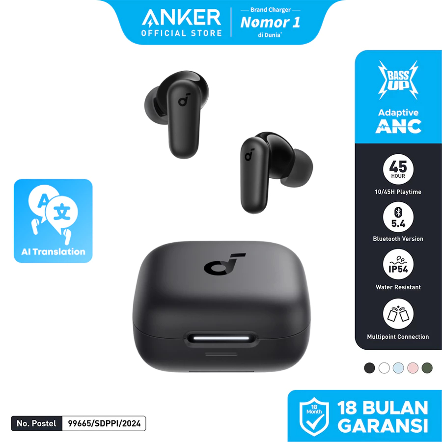 (NEW LAUNCH) Soundcore Anker R50i NC Earbuds Adaptive Noise Canceling Headset Earphone Bluetooth 5.4
