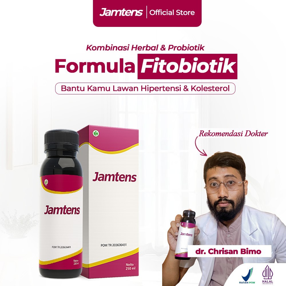 Jamtens Herbal Fermentasi FITOBIOTIK - Minuman Kombinasi Herbal Sirih Merah & Seledri - Membantu Tur