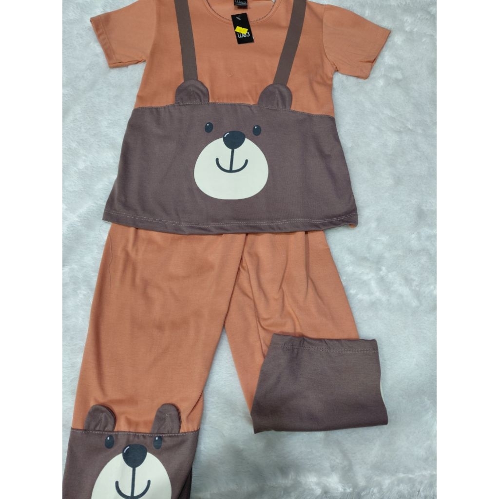 setelan tidur anak perempuan usia 7-8tahun