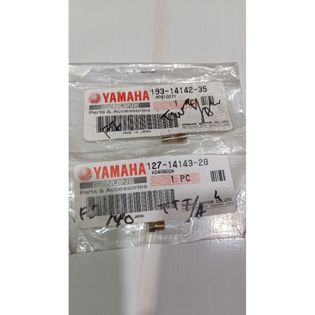 pilot jet set main jet F1ZR FORCE 1 original yamaha japan