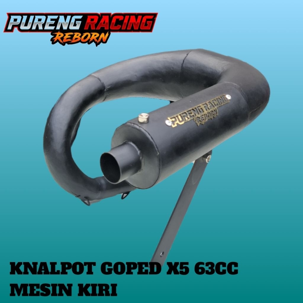 knalpot goped x5 63cc mesin kiri