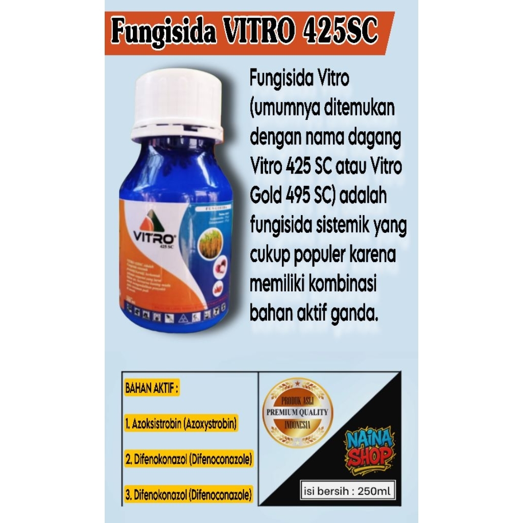 FUNGISIDA VITRO 425SC 250ML