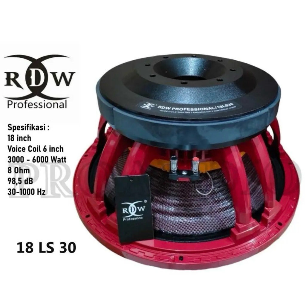 Speaker komponen 18 LS 30 / 18LS30 Carbon 18 inch