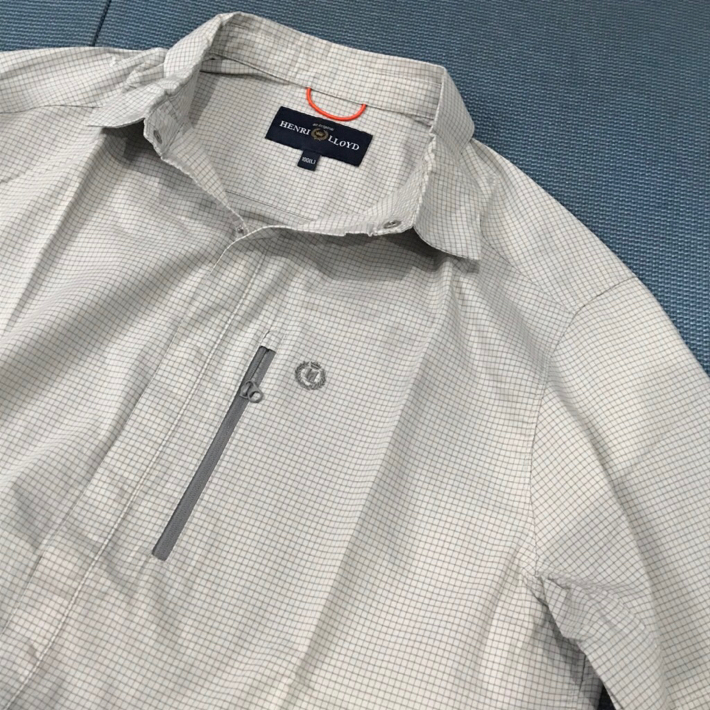 Henri Lloyd Uk Button Shirt tactical Outdoor short sleeves shirt  Size 100/L  PxL : 73 x 55 cm  Slee