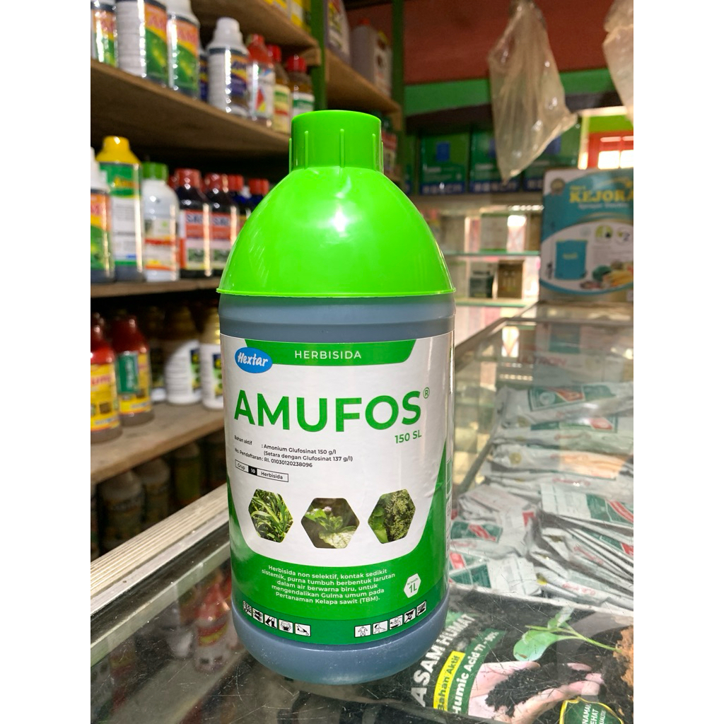 Herbisida/Racun Rumput Amufos 150SL 1 Liter untuk lulangan