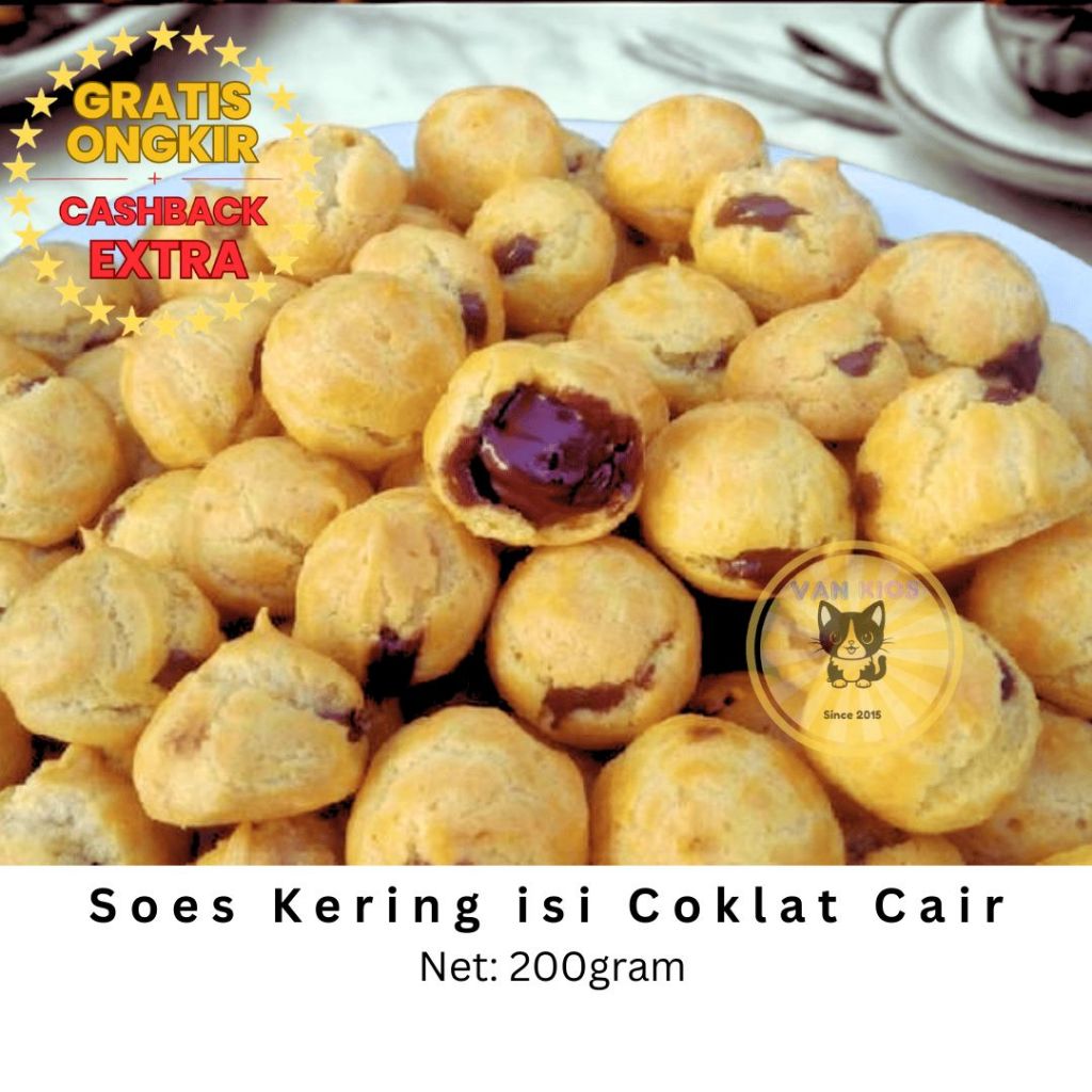 Soes Kering Micky (Coklat, Keju) (net 200g)