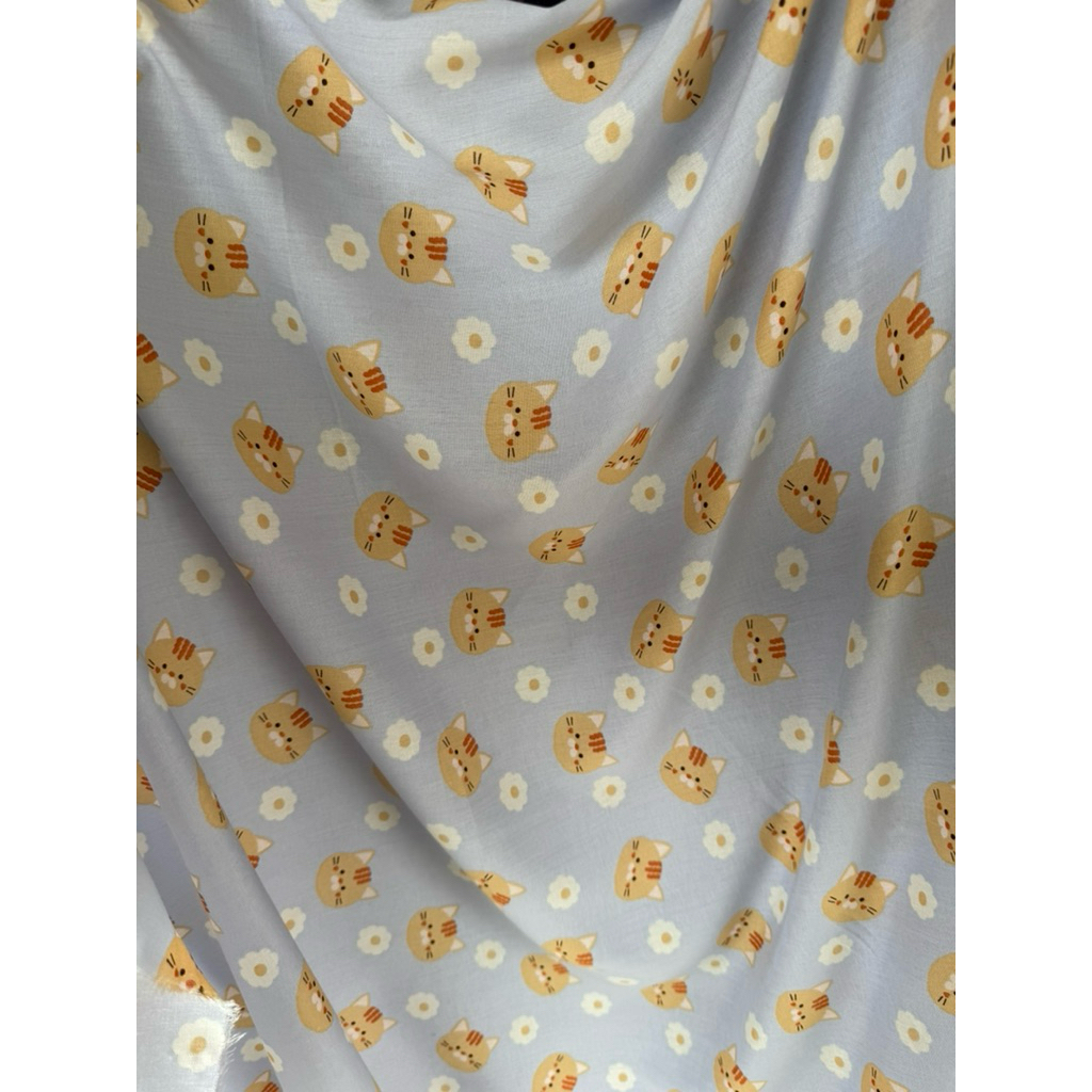 kain katun rayon - rayon viscose - rayon meteran - rayon motif